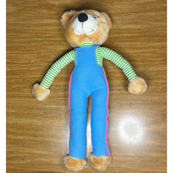 Vintage 80s Amtoy Donald Knee Hugger Plush Teddy Bear Stuffed Animal 12" - Picture 1 of 5